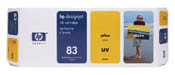 Hewlett Packard C4943A 83 Yellow UV Ink (OEM)