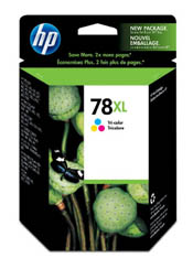 Hewlett Packard C6578AN 78XL Tri-Color Inkjet Cartridge (OEM)