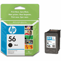 Hewlett Packard C6656AN 56 Black Ink Cartridge 520 Yield (OEM)