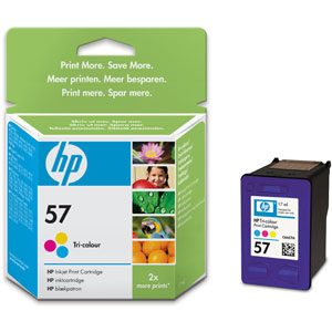 Hewlett Packard C6657AN 57 Tri-Color Ink Cartridge 500 Yield (OEM)