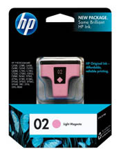 Hewlett Packard C8775WN 02 Light Magenta Ink Cartridge (OEM)