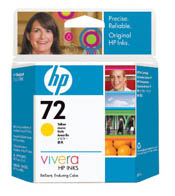 Hewlett Packard C9400A 72 Yellow Ink Cartridge (OEM)