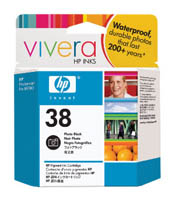 Hewlett Packard C9413A 38 Photo Black Ink Cartridge 1340 Yield (OEM)