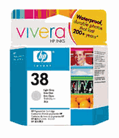 Hewlett Packard C9414A 38 Light Gray Ink Cartridge 320 Yield (OEM)