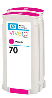 Hewlett Packard CB344A 70 Magenta Ink (2 Pack) (OEM)