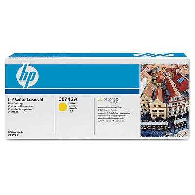 Hewlett Packard CE742A HP 307A Yellow Toner (7.3K) (OEM)