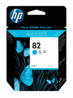 Hewlett Packard CH566A HP 82 Ink Cartridge Cyan 28 ml (OEM)