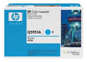 Hewlett Packard Q5951A 643A Cyan Print Cartridge 10K Yield (OEM)