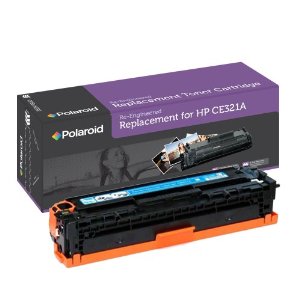 HP 128A Replacement Toner by Polaroid (Cyan)