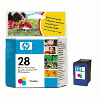 HP C8728AN Tri-Color Remanufactured Ink Cartridge