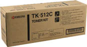 Kyocera TK512C Cyan Toner (8k Yield) (OEM)