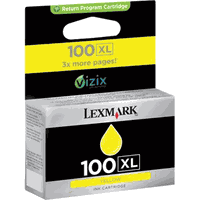 Lexmark 14N1071 #100YXL Yellow Return Program Ink 600Yd (OEM)