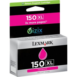 Lexmark 14N1616 #150XL Hi-Yield Magenta Return Program 700 Yield (OEM)