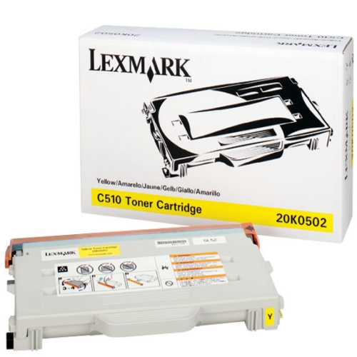 Lexmark 20K0502 Yellow Toner 3K Yield (OEM)