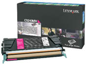 Lexmark C5240MH Magenta Hi-Yield Return Program Toner (OEM)