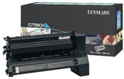 Lexmark C7700CH Cyan Return Program Toner Cartridge 10K Yield (OEM)