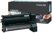 Lexmark C780A1KG Black Return Program Toner 6K Yield (OEM)