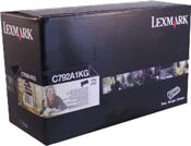 Lexmark C792A1KG Black Return Program Cartridge (OEM)