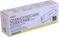 Oki 42804501 Yellow Toner 3K Yield (OEM)