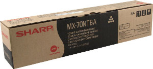 Sharp MX-70NTBA Black Toner Cartridge 49K Yield (OEM)