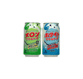 Felice/Kobe Melon Cream and White Cream Soda