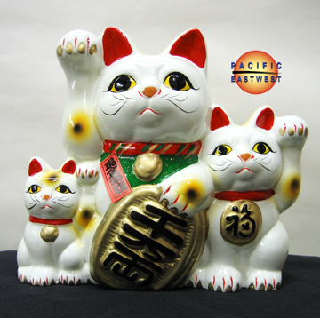 Maneki Neko 3 Lucky Cats