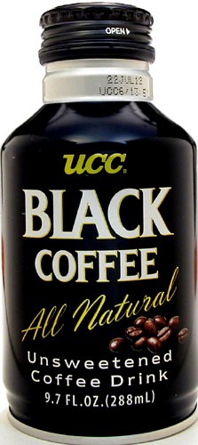 UCC Black Coffee All Natural