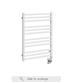 Tuzio Avento Electric Hardwired 23.5" W x 31" H Towel Warmer