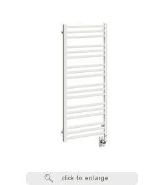 Tuzio Avento Hydronic 19.5" W x 47.5" H Towel Warmer