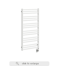 Tuzio Avento Hydronic 23.5" W x 47.5" H Towel Warmer