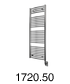 Tuzio Blenheim 17.5" W x 51" H Electric Hardwired Towel Warmer - Chrome
