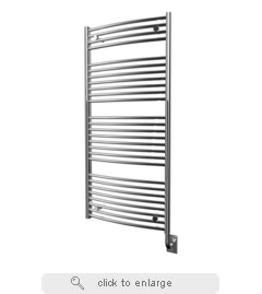 Tuzio Blenheim 23.5" W x 51" H Electric Hardwired Towel Warmer - Chrome