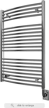 Tuzio E202 23.5 Inch W x 37 Inch H Blenheim Plug-in Towel Warmer in Chrome