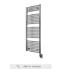 Tuzio E204 17.5 Inch W x 51 Inch H Blenheim Plug-in Towel Warmer in Chrome