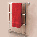 Tuzio H601 26.5 Inch W x 37 Inch H x 5.5 Inch D Woodstock Hydronic Towel Warmer Tuzio H601 26.5 Inch W x 37 Inch H x 5.5 Inch D Woodstock Hydronic Towel Warmer