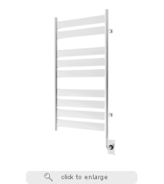 Tuzio Romano Electric Hardwired 19.5" W x 37" H Towel Warmer