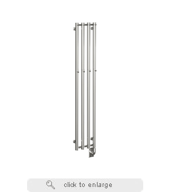 Tuzio Rosendal Electric Hardwired 10.5" W x 59" H Towel Warmer