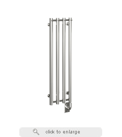 Tuzio Rosendal Hydronic 10.5" W x 37.5" H Towel Warmer
