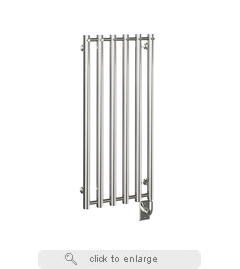 Tuzio Rosendal Hydronic 16.5" W x 37.5" H Towel Warmer