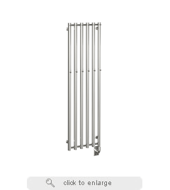 Tuzio Rosendal Hydronic 16.5" W x 59" H Towel Warmer