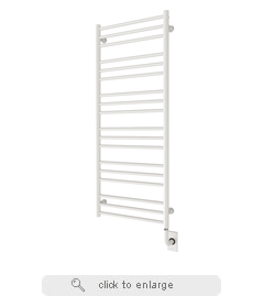 Tuzio Sorano Hydronic 19.5" W x 47.5" H Towel Warmer