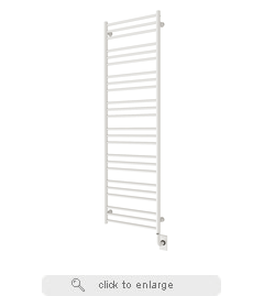 Tuzio Sorano Hydronic 19.5" W x 64" H Towel Warmer