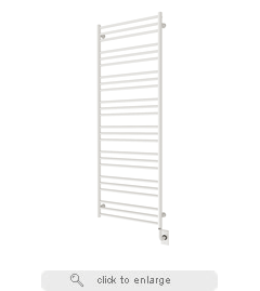 Tuzio Sorano Hydronic 23.5" W x 64" H Towel Warmer