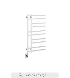 Tuzio Trento 19.5" W x 37" H Electric Hardwired Towel Warmer