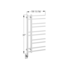Tuzio Trento 19.5" W x 37" H Electric Plug-In Towel Warmer