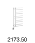 Tuzio Trento 19.5" W x 37" H Hydronic Towel Warmer