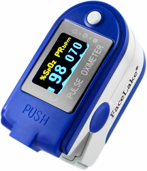 CMS-50D Plus Fingertip Pulse Oximeter - Blood Oxygen Monitor - Mini USB Port