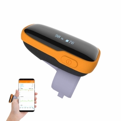 FL310 Pulse Oximeter with Vibration Alarm for iOS and Android