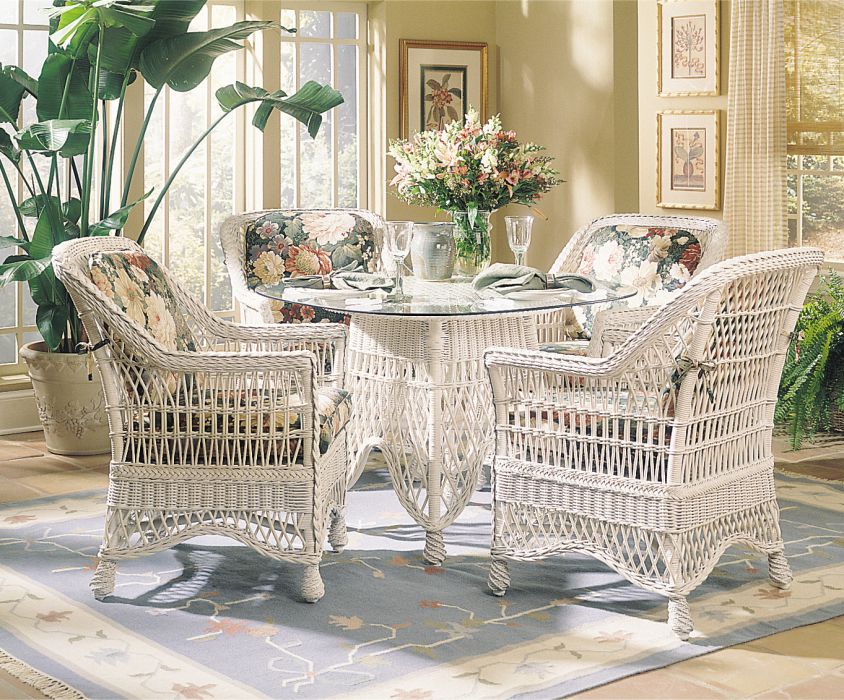 DAC 5Piece Naples Wicker Dining Set