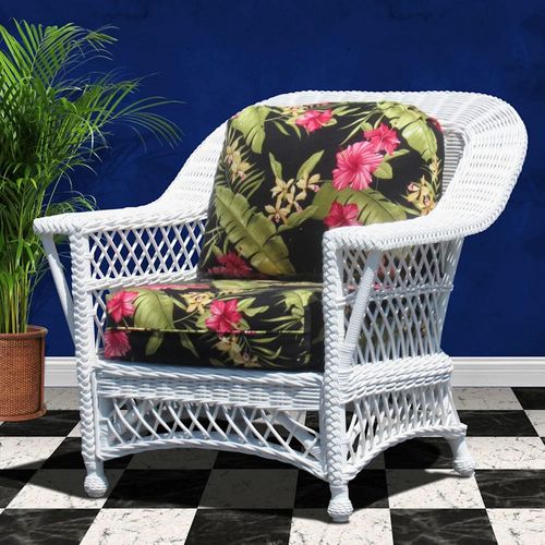 Bar Harbor Wicker Arm Chair